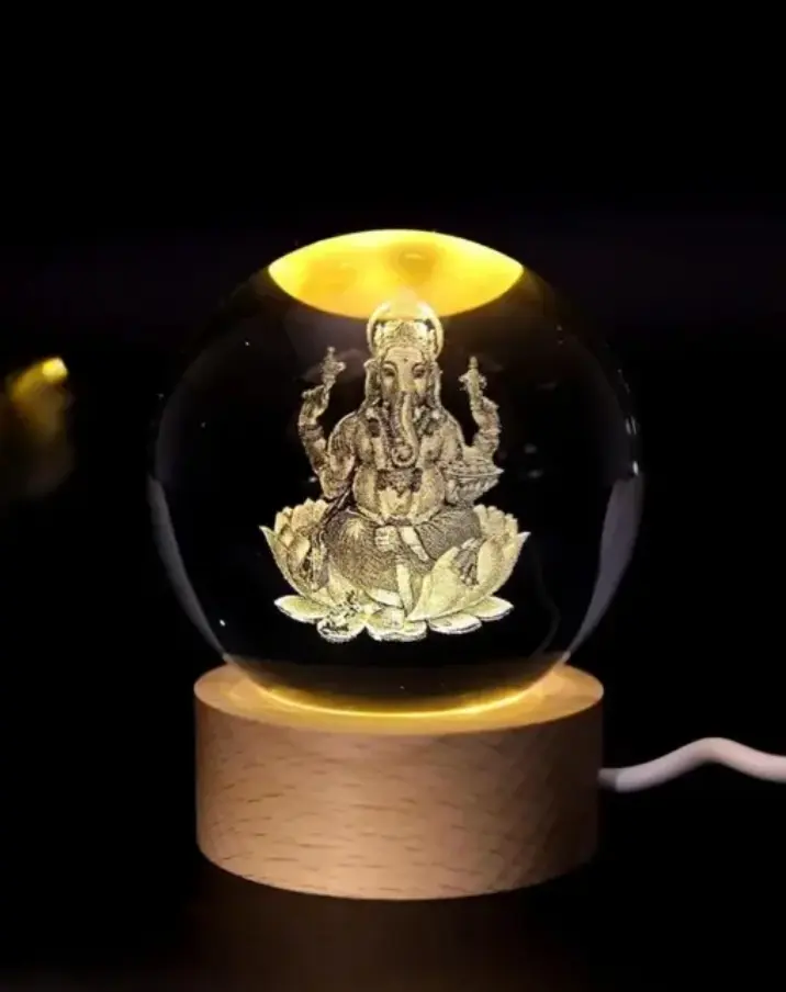 Sri Ganesh Crystal Ball